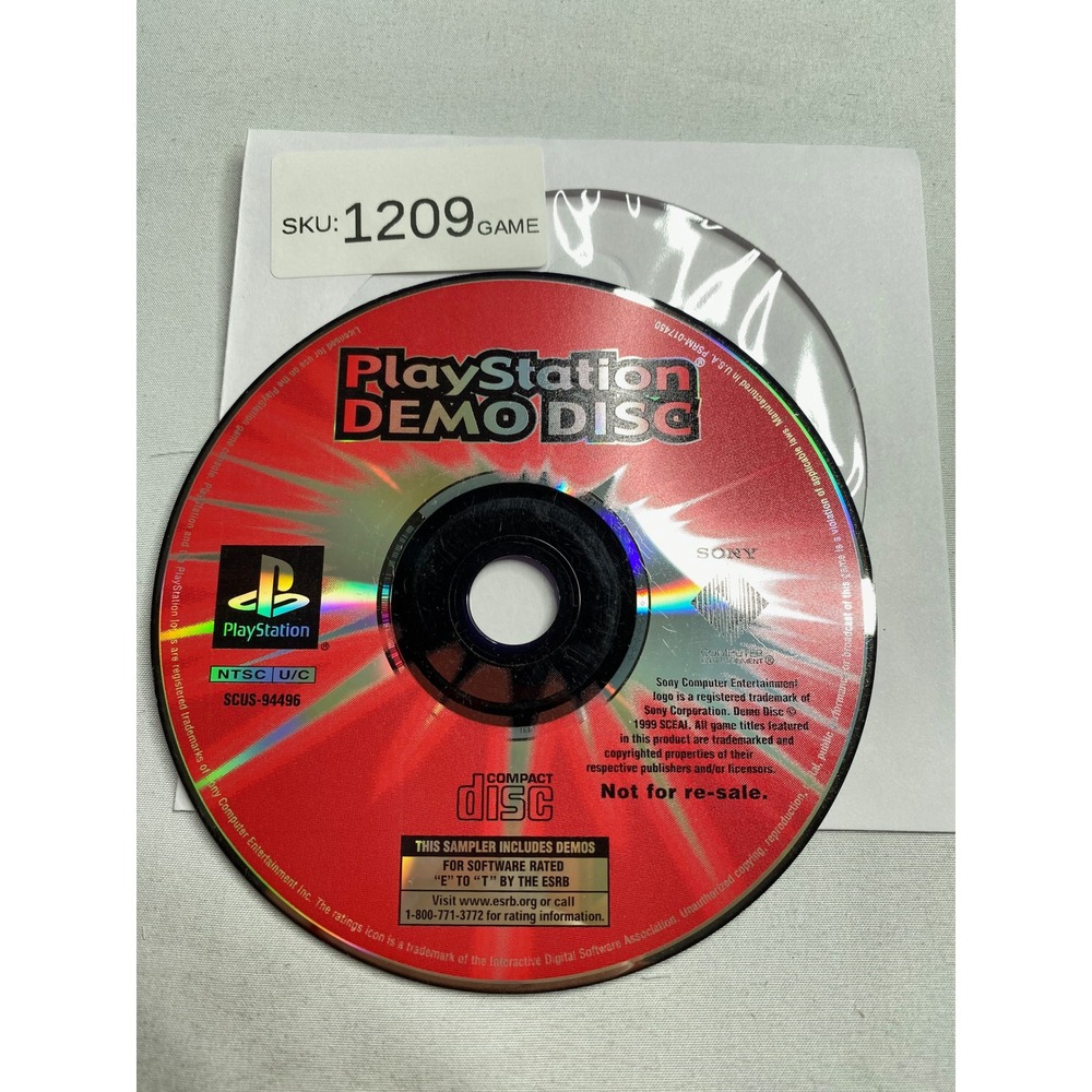 Sony PlayStation Demo Disc